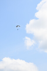 paraglider in the sky