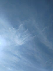 blue sky with clouds