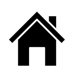 Web home, house button – vector icon