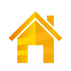 Web home, house button – vector icon