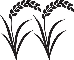 ধানের শীষ vector art 