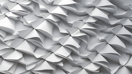 Abstract white paper art design texture seamless pattern