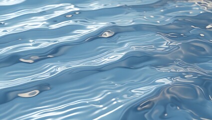 Blue water surface texture background ocean waves ripple