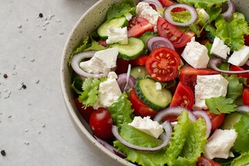 fresh vegetable salad