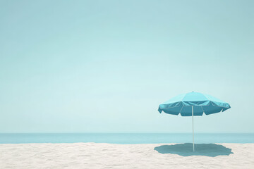 Summer nature minimal beach background abstract concept. Generative ai.