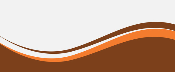 Abstract White and Green wave wide background banner