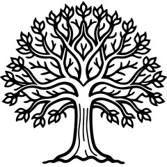 Minimal Banyan Symbol – Vector Art