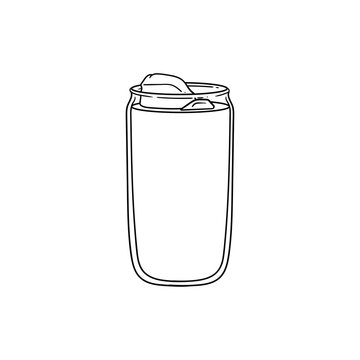 Original hand-drawn glass cup drink illustration for posters, cards, cafe menus, and graphic design.