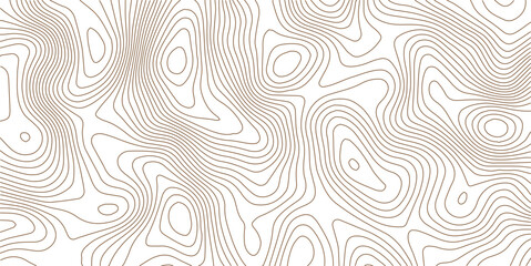 
Abstract topo contour map on white background, Topographic map, Topographic contour lines map seamless pattern. Geographic mountain relief diagram line wave carve pattern.