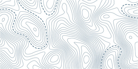 Abstract seamless pattern with lines and stylized height of the topographic contour in lines and topo graphic map design. Topology, Cartography or terrain path concept