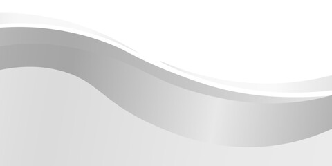 Vector gray line background curve element with white space for text and message design, overlapping layers, vector, modern abstract design vector. eps 10