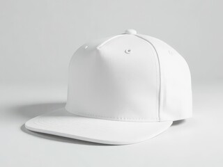 Fototapeta premium White Baseball Cap Mockup Isolated Studio Shot