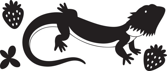 vector illustration of a dragon