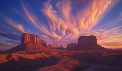Desert sunset wonders