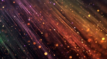Fototapeta premium Abstract Colorful Light Streaks and Glitter