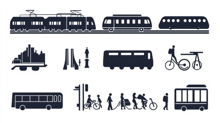 Urban Transportation Icons