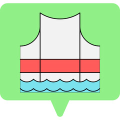 Bridge single icon vector illustration