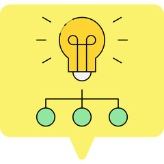 Bulb single icon vector illustration