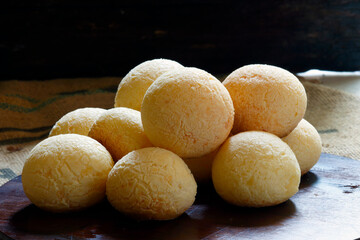 Cheese bread, a traditional Brazilian snack