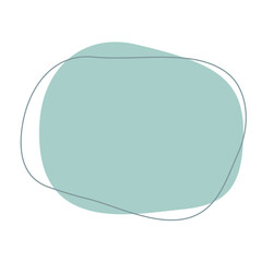 不規則な流体シェイプ。アメーバのような抽象的な形のベクターイラスト。