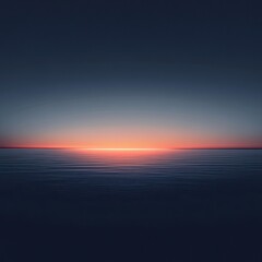 Obraz premium Vast ocean sunset