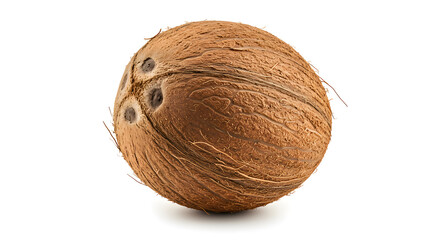 Close-Up of a Mature Coconut: Texture, Detail & Tropical Feel AI Genrated Image