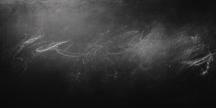 Chalkboard with Scribbled Marks - Powered by Adobe