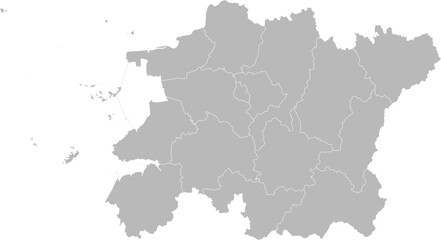 Jeollabuk, South Korea (Republic of Korea) – administrative vector map with level 2 division boundaries (Web Mercator projection, PPT-compatible & fully editable)