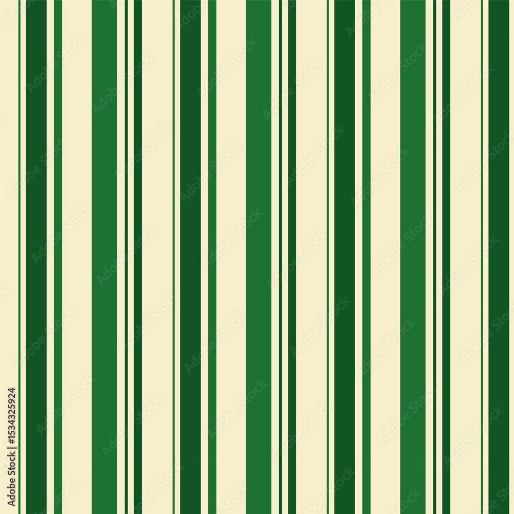 Wall mural seamless striped pattern.green stripes seamless pattern. vertical lines abstract repeat pattern vect