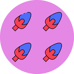 Berries single icon vector illustration