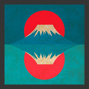 Mount Fuji Illustration Art