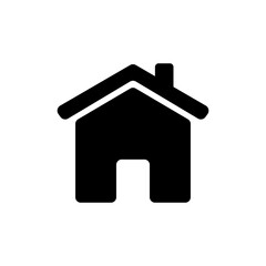 Web home icon sign on transparent white background Home flat icon set vector, House icon on a white background vector app design.