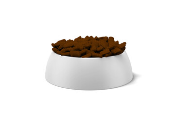 Food Pet Bowl, 3D Illustration