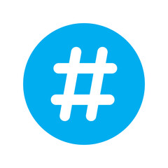 Obraz premium hashtag icon