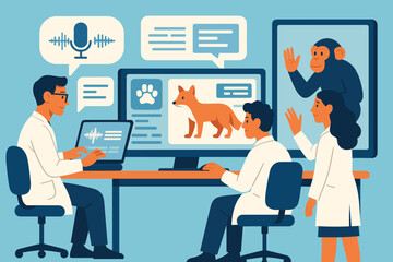 Scientists analyzing animal communication with AI and speech data