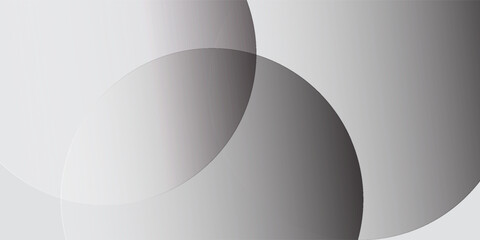 White geometric abstract background overlap layer on bright space with lines effect decoration. Modern graphic design element circles style