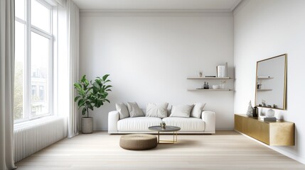 Modern minimalist living room (19)