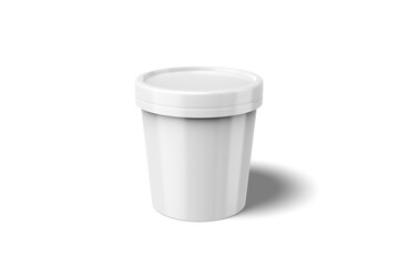 Ice Cream Bucket, 3D Illustration