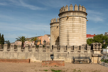 Vista de La Puerta de Palmas en Badajoz, Extremadura