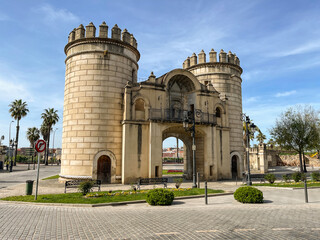 Vista de La Puerta de Palmas en Badajoz, Extremadura
