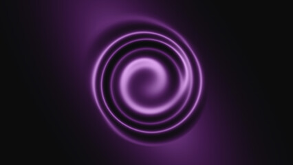 Hypnotic Vortex of Glowing Purple Spirals Creating a Surreal Fusion of Light