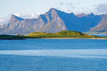 Yttersand- Traumlandschaft in Fredvang auf den Lofoten, Norwegen