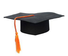 Graduation hat on transparent background png