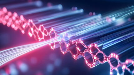 Fiber Optic Cables and DNA Helix Integration