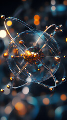 Abstract Atomic Structure with Golden Orbits and Particles