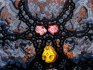 Abstract Background Image of a Fractal Design