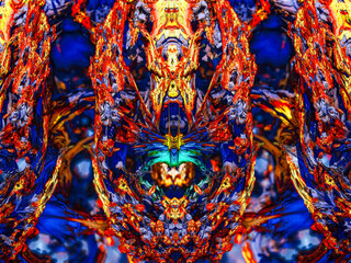 Abstract Background Image of a Fractal Design