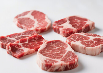 고기 날것 돼지고기 소고기 스테이크 Meat Raw Pork Beef Steak
