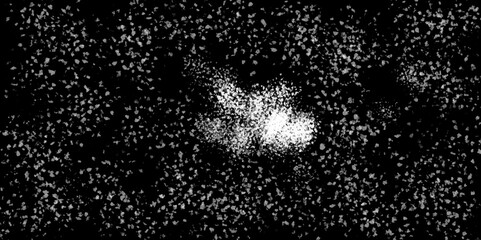 Snowflakes on dark background. white icy snowflakes isolated on black background, natural background. white crystalline powder on a black background. sugar dust. texture, pattern and clipping.