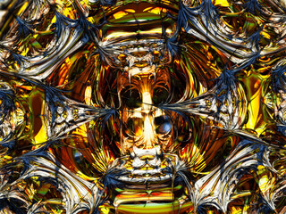 Abstract Background Image of a Fractal Design